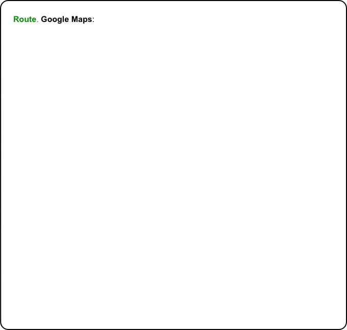 Route. Google Maps: